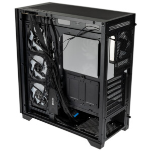 Kolink Unity Peak ARGB Midi Tower Showcase - Black ATX 400mm clearance with 4 ARGB Fans - Image 5