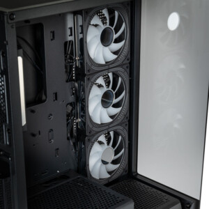 Kolink Unity Peak ARGB Midi Tower Showcase - Black ATX 400mm clearance with 4 ARGB Fans - Image 6