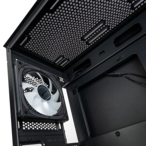 Kolink Unity Peak ARGB Midi Tower Showcase - Black ATX 400mm clearance with 4 ARGB Fans - Image 7