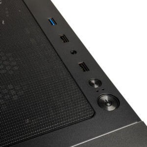 Kolink Observatory MX Glass ARGB Midi Tower Case - Black (with 5 ARGB fans - 2x140mm & 3x120mm) - Image 7