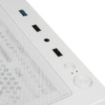 Kolink Observatory MX Mesh ARGB Midi Tower Case - White (with 5 ARGB fans - 2x140mm & 3x120mm) - Image 7