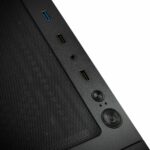Kolink Observatory HF Mesh PWM Midi Tower Case - Black (with 3x120mm black PWM Fans) - Image 7