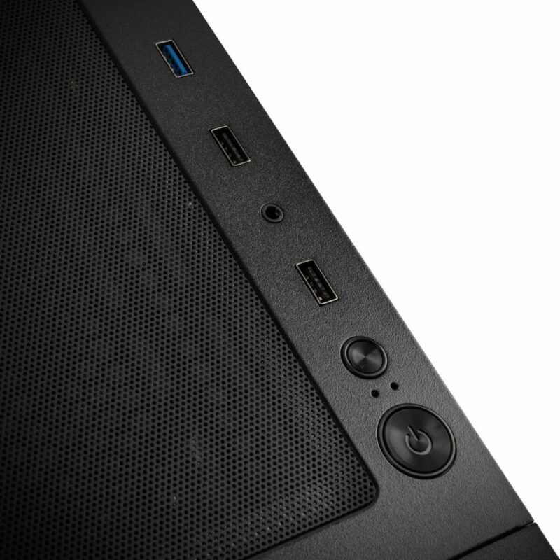 Kolink Observatory HF Mesh PWM Midi Tower Case - Black (with 3x120mm black PWM Fans) - Image 7
