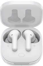 QCY T13 TWS WHITE Dual Driver 4-mic noise cancel. True Wireless Earbuds - Quick Charge 380mAh - Image 2