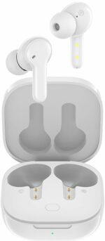 QCY T13 TWS WHITE Dual Driver 4-mic noise cancel. True Wireless Earbuds - Quick Charge 380mAh - Image 3