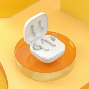 QCY T13 TWS WHITE Dual Driver 4-mic noise cancel. True Wireless Earbuds - Quick Charge 380mAh - Image 5