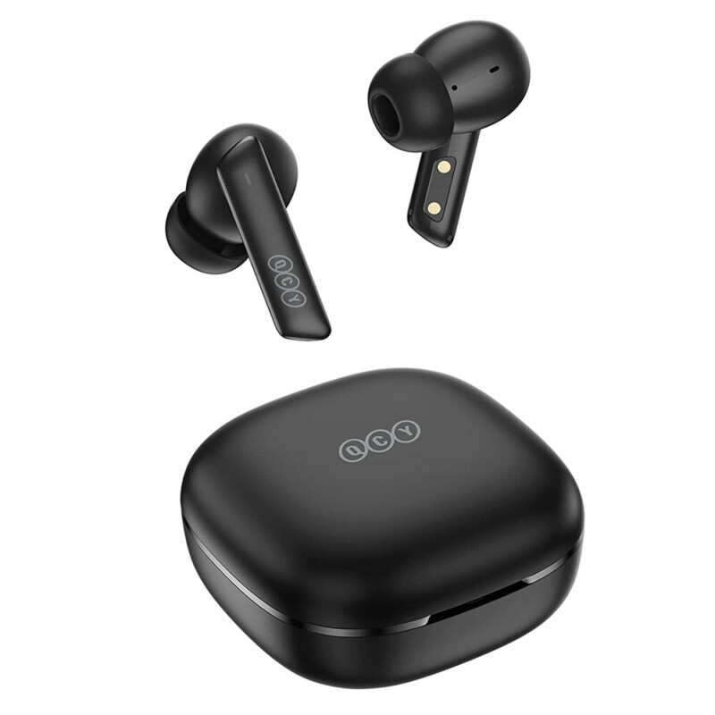 pcz-6957141407431 QCY HT05 Melobuds ANC TWS BLACK Dual Driver 6-mic noise cancel. True Wireless Earbuds - 10mm drivers - Image 1