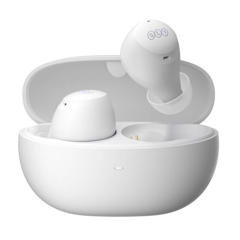 pcz-6957141408070 QCY HT07 ArcBuds TWS White - ANC Music Earbuds, 40dB 6 microphone ANC & PNC, 32h battery - Image 1