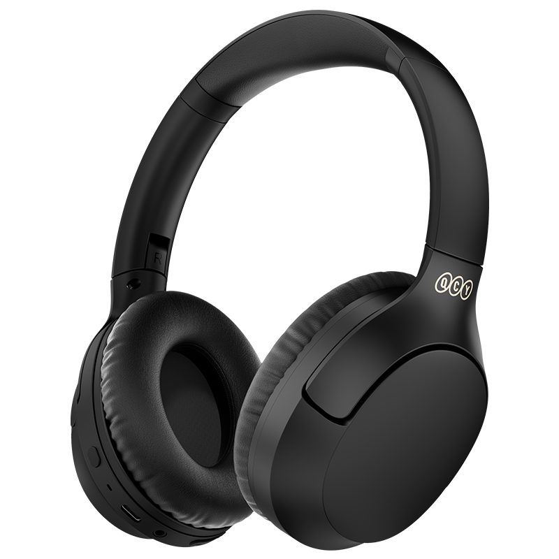 pcz-6957141408131 QCY H2 PRO Headset Black V5.3 Bluetooth ENC Call Noise Cancelling Headphones 60h Multipoint Connect - Image 1