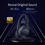 QCY H3 High-Res Headset Blue - w. Mic, Active Noise Canceling with 4 mode ANC 60h Multipoint - Image 4