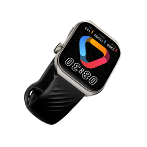 QCY Watch GS2 S5 Black - 1,96" large AMOLED touch, 410x502 60Hz, 100+ faces Call BT Smart Watch IPX8 - Image 3
