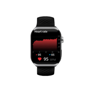 QCY Watch GS2 S5 Black - 1,96" large AMOLED touch, 410x502 60Hz, 100+ faces Call BT Smart Watch IPX8 - Image 5