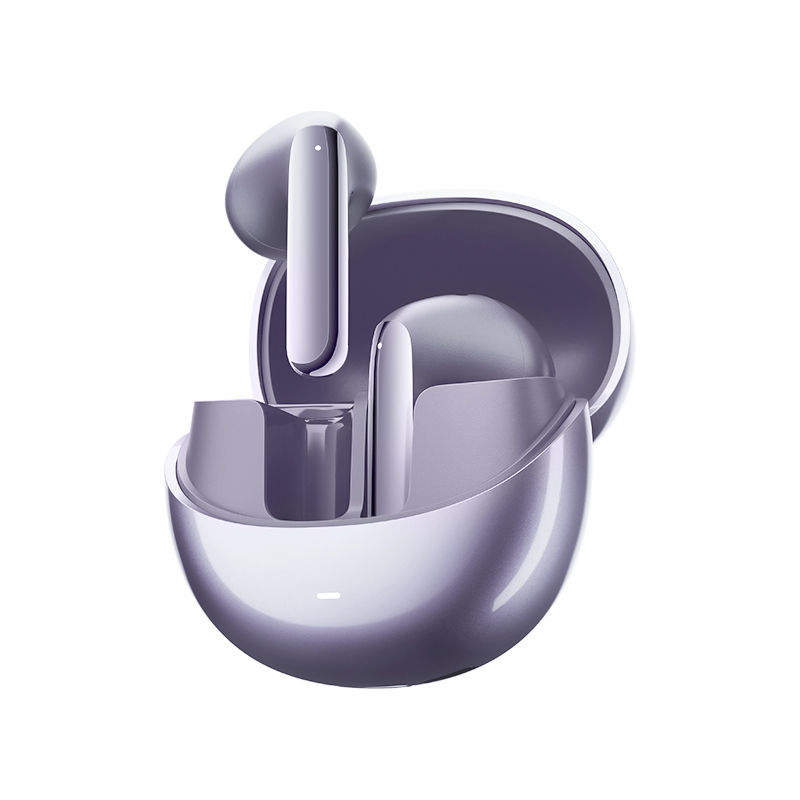 pcz-6957141409220 QCY AilyBuds Pro Semi-Ear ANC TWS Purple 6 mic & A.I. Noise Cancel. LDAC Audio Ultra HD Multi-point - Image 1