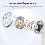 QCY Melobuds N50 ANC Purple - 45db ANC TWS Earbuds 6 mic ENC, IPX4 BT5.4 - Image 7