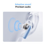 QCY AilyBuds E20 White- Hybrid ANC Semi-Ear TWS earbuds 6mics 13mm dynamic driver IPX4 BT5.4 35h - Image 10