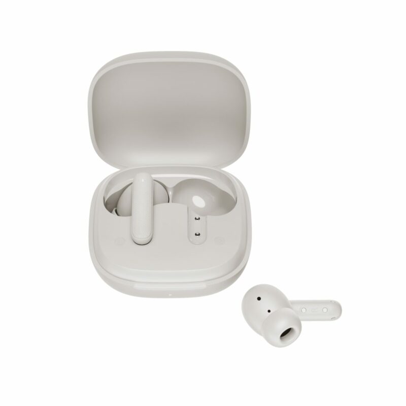 QCY Buds White - Noise Reduction Clear Calls TWS Earbuds 35h, 10mm dynamic drivers - Image 5