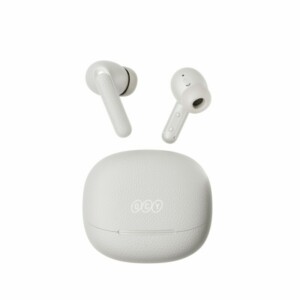 QCY Buds ANC Cream Grey (HT15) - 45db ANC TWS Earbuds 35h 5 mic ENC, ear-canal adaptive tech, - Image 2