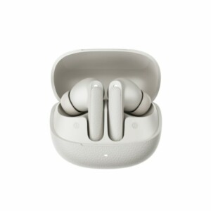 QCY Buds ANC Cream Grey (HT15) - 45db ANC TWS Earbuds 35h 5 mic ENC, ear-canal adaptive tech, - Image 4