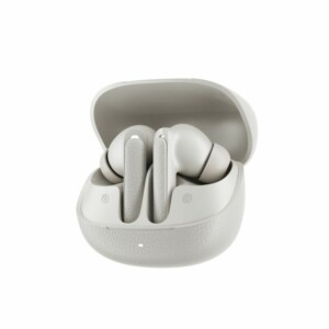 QCY Buds ANC Cream Grey (HT15) - 45db ANC TWS Earbuds 35h 5 mic ENC, ear-canal adaptive tech, - Image 5