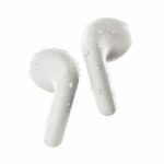 QCY Air White Semi-Ear TWS Earbuds, quad Mic ENC multi-point connection, leather grain case - Image 6