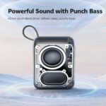 QCY SP2 Green Brown - Pocket Size IP67 RGB BT Speaker Deep Punch Bass TWS Stereo Subwoofer 17h - Image 3