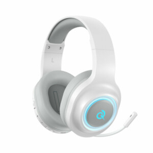 QCY Heroad V200 Wireless Quad White - Bluetooth & WiFi & USB-A & USB-C RGB Gaming Headset PS4/PS5/PC - Image 5