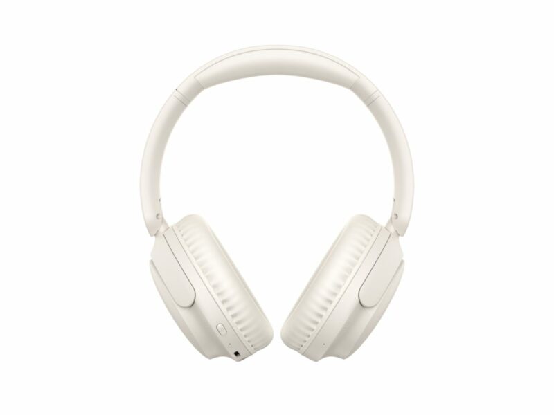 QCY H2S Lite Headphones White - Type-C & Bluetooth Clear Call ENC iOS/Android 60hours 10m 40mm - Image 4