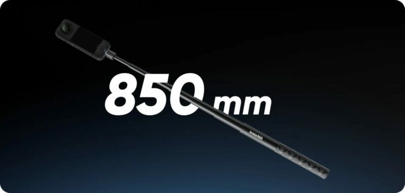 Insta360 85cm Invisible Selfie Stick (with Selfie stick Sleeve) for all Insta360 cameras - Image 6