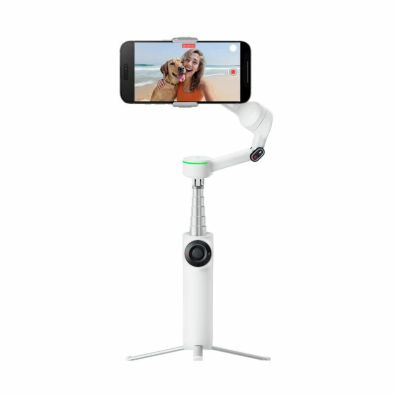 Insta360 Flow 2 Pro Creator Bundle (White) A.I. Powered Gimbal Stabilizer for Smartphone - Image 5