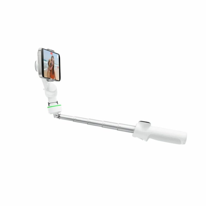 Insta360 Flow 2 Pro Creator Bundle (White) A.I. Powered Gimbal Stabilizer for Smartphone - Image 6