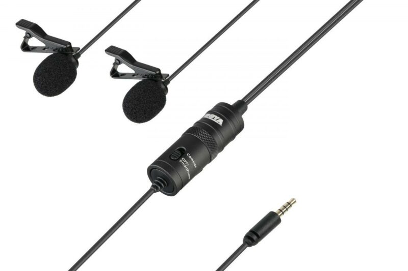 BOYA BY-M1DM wired mic Dual Lavalier Microphone - Image 5