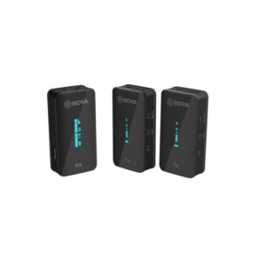 BOYA BY-XM6-S2  2.4 Ghz wireless mic system 3.5mm for camera, phone, laptop 2 transmitters- 2 person - Image 2