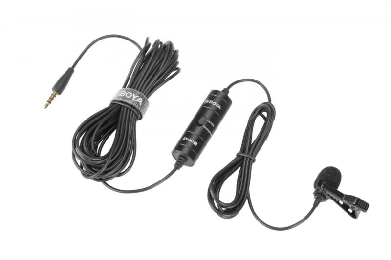 BOYA BY-M1S (M1 Smart) wired mic Universal Lavalier Microphone 3.5mm for phone, laptop, camera - Image 3