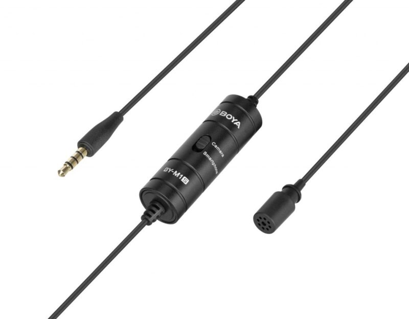 BOYA BY-M1S (M1 Smart) wired mic Universal Lavalier Microphone 3.5mm for phone, laptop, camera - Image 4
