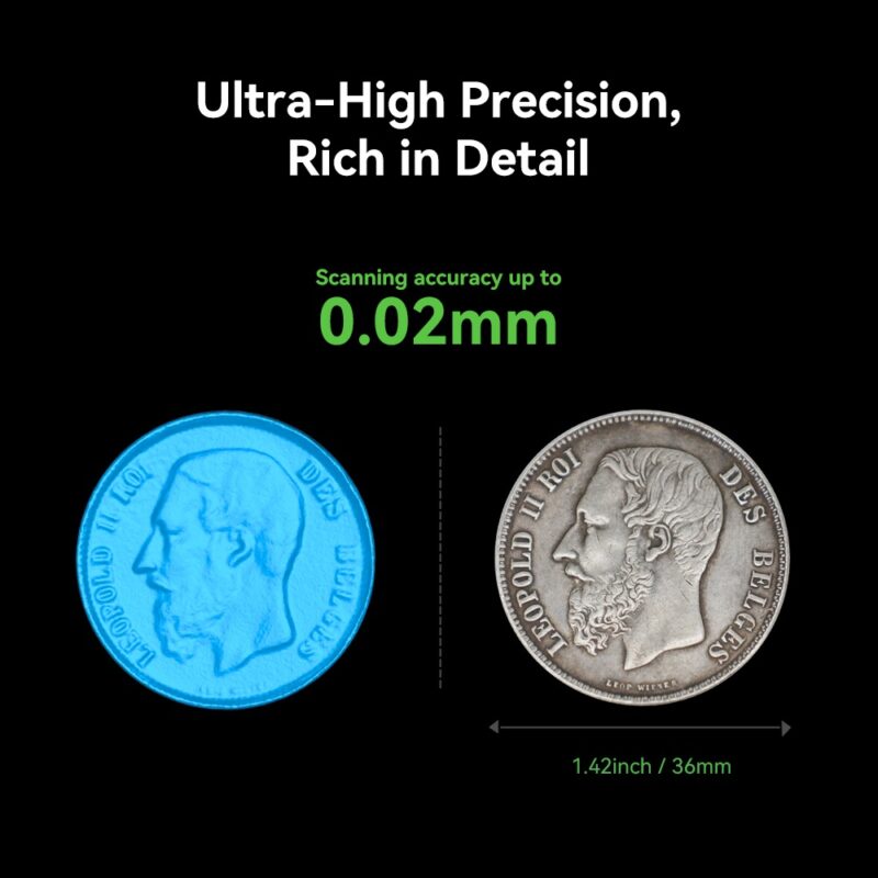 Creality CR-Scan Otter 3D Scanner (10-2000mm object, 0,02mm scan accurancy) - Image 4