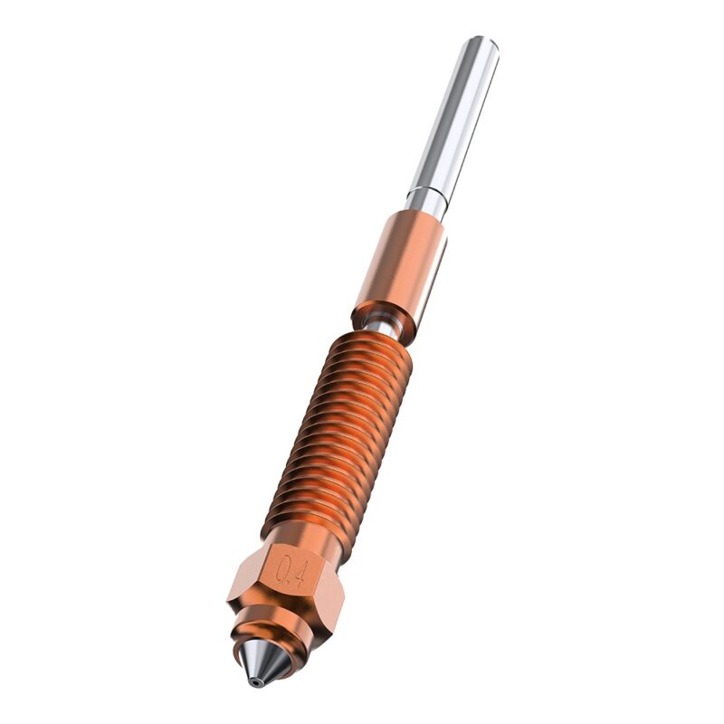 CREALITY Unicorn Nozzle quick-swap 0.4mm 1pc chrome zirconium copper K1,K1 Max,K1C,Ender-3 V3,-3V3P - Image 2