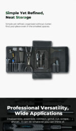 Creality 3D Printer Tool Wrap Kit Pro - 34 pieces of bits for screwdrivers and post-processing tools - Image 7