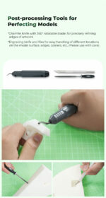 Creality 3D Printer Tool Wrap Kit Pro - 34 pieces of bits for screwdrivers and post-processing tools - Image 9