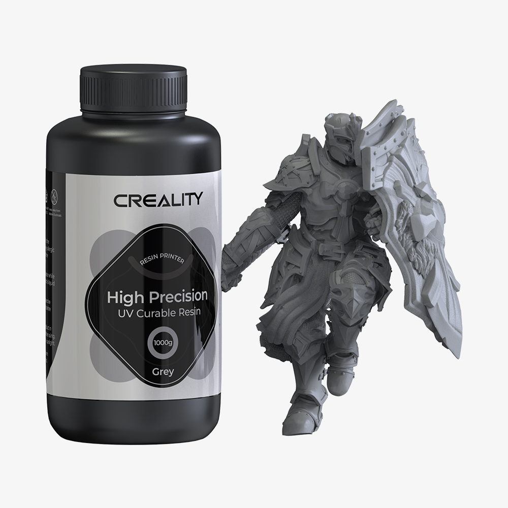 pcz-6971636403517 Creality LCD 8K High Precision UV Curable Resin - Grey (3302190003 gray) - Image 1