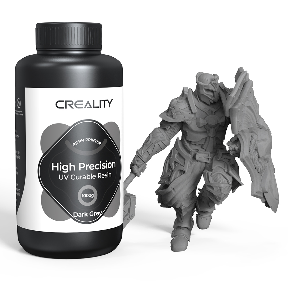 pcz-6971636404590 Creality LCD 8K High Precision UV Curable Resin - Dark Grey (3302190004 gray) - Image 1
