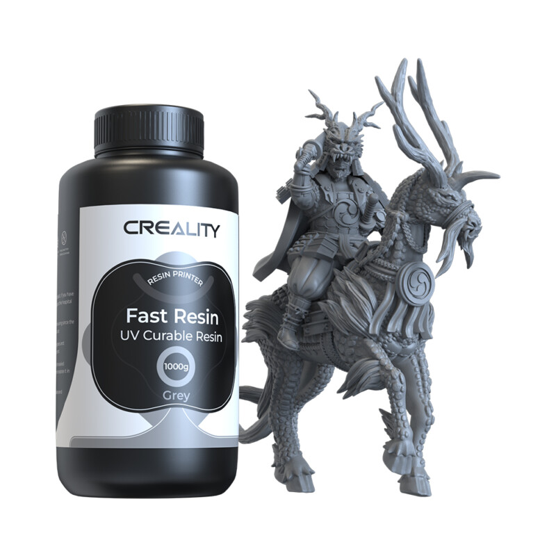 pcz-6971636404699 Creality Fast Resin UV Curable Resin Grey (Fast Printing 3302180005 gray) - Image 1