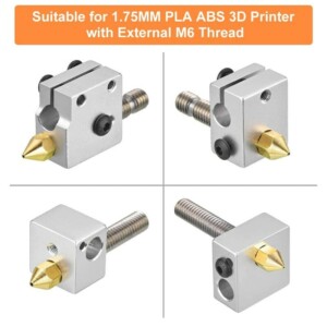 CREALITY MK8 Nozzles Kit 24 pcs 0.2mm χ2, 0.3mm χ2, 0.4mm χ12, 0.5mm χ2, 0.6mm χ2, 0.8mm χ2 1.0mm χ2 - Image 4