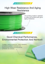 Creality CR-TPU Green 3d Printer Soft Adhesive material Filament 1kg 1.75 - Image 4
