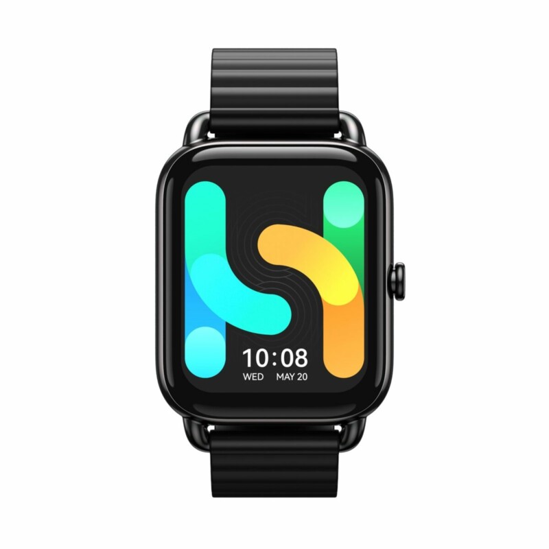 pcz-6971664931983 Haylou RS4 Plus Black -2 Straps (Silicon & Magnetic) Smart Watch 1,78 AMOLED 368x448 100 faces IP68 - Image 1