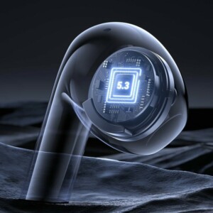 Haylou X1 2023 Black - Bluetooth TWS Semi-Ear Earbuds Bt 5.3 12mm dynamic coil 24h IPX4 Waterproof - Image 4