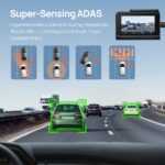 70mai A810 Dash Cam 4K w. Screen - 2160p 60FPS 150FOV GPS 500mAh Car Camera - Image 6