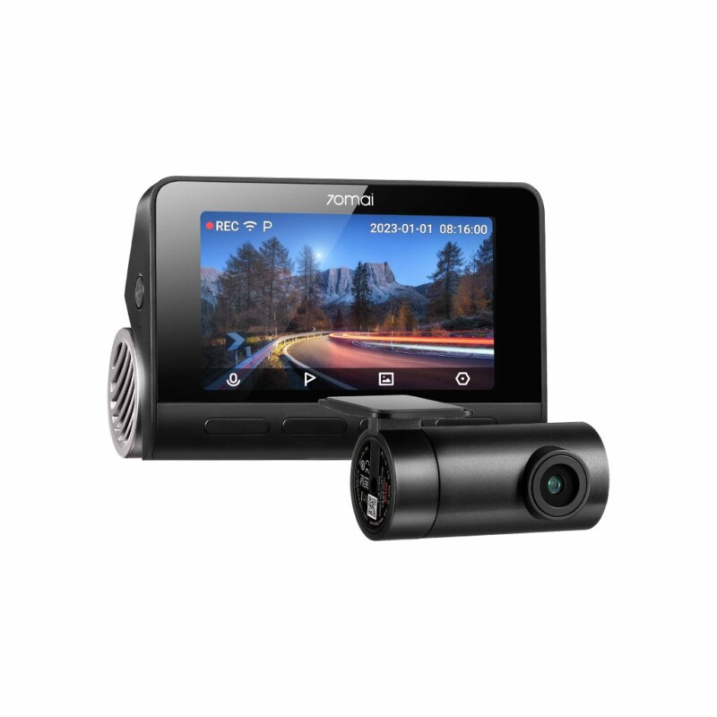 pcz-6971669782375 70mai A810-2 Front & Rear Dash Cam 4K w. Screen Set w. RC12 Rearview Cam - 2160p 60FPS 150FOV GPS - Image 1
