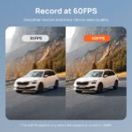 70mai A810-2 Front & Rear Dash Cam 4K w. Screen Set w. RC12 Rearview Cam - 2160p 60FPS 150FOV GPS - Image 5