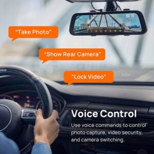 70mai S500 Rearview Mirror Dash Cam set 1944p 138fov Car Camera - Image 7