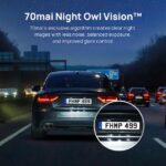 70mai A200 Dash Cam w. Screen - 1080P 60FPS 130FOV 500mAh Car Camera - Image 6